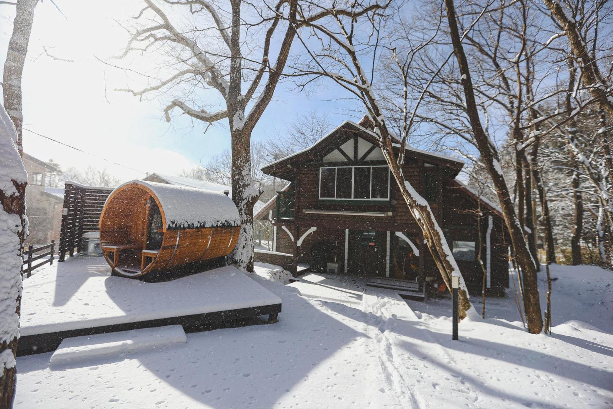 Nasu Terrace Mana 森のバレルサウナとbbqグリル Villa Exterior photo